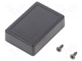Carcasă universală MASZCZYK ABS neagră 35mm x 50mm x 15mm