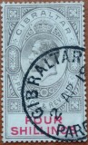 GIBRALTAR-''912-Colonie Britanica-KING GEORGE V-''LOT-1V.(Cat MICHEL-72=75e)''Stampilat.--Vezi-Scan