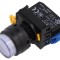 Comutator acţionat prin apăsare 22mm alb - 1 NO - Comutator de acţionare prin apăsare 22mm alb