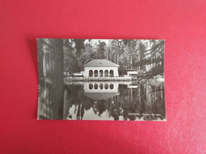 CARTE POSTALA - RPR - CRAIOVA - VEDERE DIN PARC