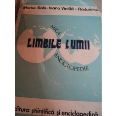 LIMBILE LUMII-MARIUS SALA,IOANA VINTILA-RADULESCU BUCURESTI 1981