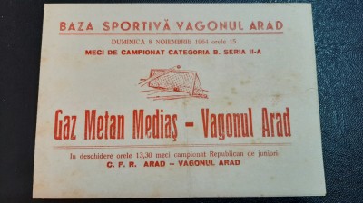 program Vagonul Arad - Gaz Metan Medias foto