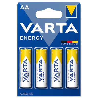 Baterii alcaline R6 AA 4buc/blister Energy Varta foto