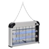 Lampa pentru Insecte Electrica 20W Outsunny, pentru 60m&sup2; Argintie | Aosom RO