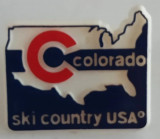 Insigna - Colorado - Ski country USA