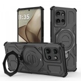 Husa pentru Motorola Edge 50, Techsuit, Carbon Shield Pro, Neagra