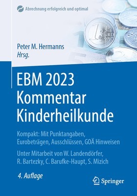 Ebm 2023 Kommentar Kinderheilkunde: Kompakt: Mit Punktangaben, Eurobetr foto