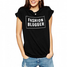 Tricou dama negru - Fashion Blogger - S