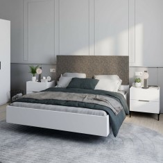 Pat dublu Adore Oryana, 171x120x206 cm