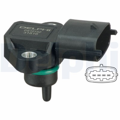 DELPHI PS10152 senzor presiune aer foto