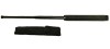 Baston Telescopic Autoaparare 50cm, Otel, Maner Cauciuc, Husa Curea - Police Using, Negru, Compact 20cm