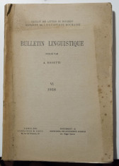 A. Rosetti (ed.) - Bulletin Linguistique VI/ 1938 (articole de Leo Spitzer...) foto