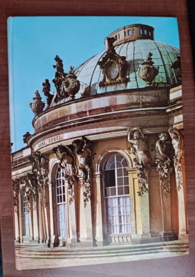 myh 31f - Album prezentare Palatul Sanssouci din Potsdam - ed 1974 foto
