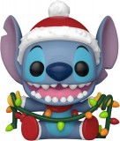 Figurina - Pop! Lilo &amp; Stitch Holiday: Stitch (with Lights) | Funko