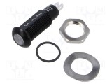 Lampă de control LED plată albastră 8-48VDC 8-48VAC &Oslash;9,6mm MARL