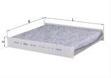 Filtru habitaclu cu carbon activ MAHLE LAK220