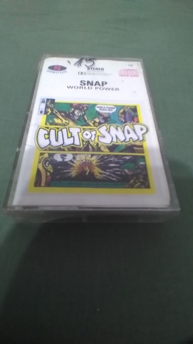 CASETA AUDIO SNAP-WOLD POWER ORIGINALA RARA!!!