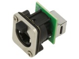 Conector Ethernet de Montaj XLRnet cu Capac, IP54, RJXS8FD5T