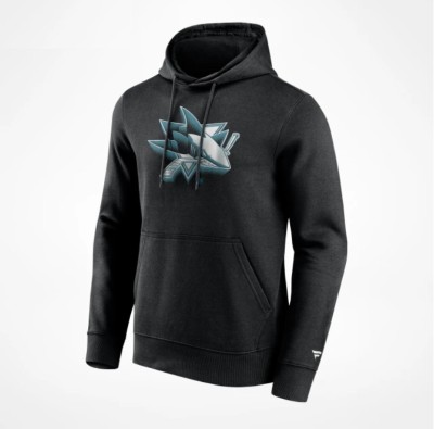 San Jose Sharks hanorac de bărbați cu glugă Chrome Graphic Hoodie Black - L foto