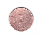 Moneda Malta 5 cents/centi 2013, stare buna, curata