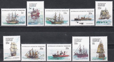 Australian Antarctic 1979 - Corabii, Serie scurta, MNH foto