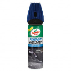 Spray curatare covorase mocheta si covorase cauciuc , cu perie Turtle Wax Power Out Carp&Mats 400ml