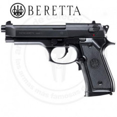 CELEBRUL PISTOL BERETTA,ACUM SUB FORMA DE AIRSOFT METALIC,CALIBRU 6MM+500 BILE! foto