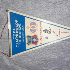 FANION STEAUA CUPA CAMPIONILOR EUROPENI 1986