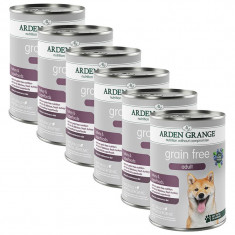 ARDEN GRANGE Grain Free Adult Dog Turkey &amp; Superfoods 6 x 395 g