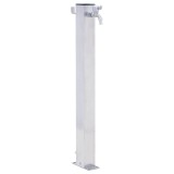 Cumpara ieftin Coloana de apa de gradina, 100 cm, otel inoxidabil, patrat