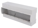 Carcasă pentru șină DIN 91x213x62mm gri 12 module
