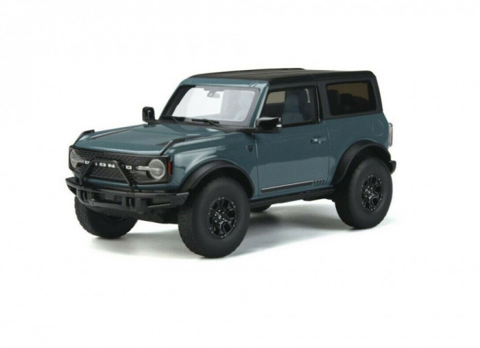 Macheta auto Ford Bronco 2021 gri, 1:18 GT Spirit