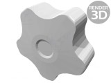 Buton de Reglare M8 40mm Negru