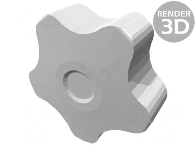 Buton de Reglare M8 40mm Negru foto