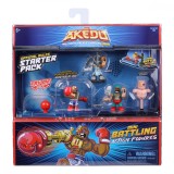 Set 3 figurine cu accesorii, Akedo, Starter Pack S1, 14231