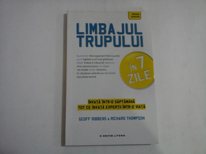 LIMBAJUL TRUPULUI - Geoff RIBBENS * Richard THOMPSON