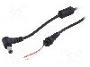 Cablu alimentare DC, cabluri, DC 5,5/2,5 mufa, negru, 1,2m, AKYGA - AK-SC-01