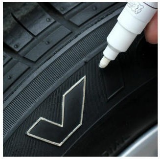 Marker pentru vopsit anvelope &ndash; marker rezistent la apă