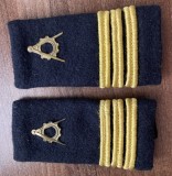 C2 3 - Grade militare - capitan inginer - semne aurii - piesa de colectie!