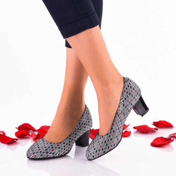 Pantofi dama eleganti din piele Ninna Art A32 color Pantofi dama eleganti din piele Ninna Art A32 color