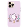 Husa compatibila cu Apple iPhone 14 Plus, Viceversa, model Unicorn Pusheen , Silicon, TPU, Transparent, Carcasa