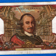 (7) BANCNOTA FRANTA - 100 FRANCS 1969 (02.01.1969), PORTRET PIERRE CORNEILLE