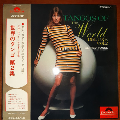 Vinil &amp;quot;Japan Press&amp;quot; Alfred Hause And His Orchestra &amp;ndash; Tangos Of The World ( VG) foto