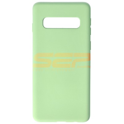Toc silicon High Copy Samsung Galaxy S10 Green foto