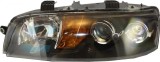 Far Fiat Punto 2 07.1999-07.2003 TYC partea Stanga tip bec H1+H1+H3 electric/manual reflector negru