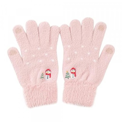 Manusi De Iarna Tactile Dama Techsuit ST0011, Marime 17cm, Roz foto