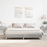 VidaXL Cadru de pat fără saltea Gri Sonoma 160x200cm lemn prelucrat