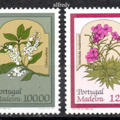 PORTUGALIA - Madeira 1983, Flora, serie neuzata, MNH