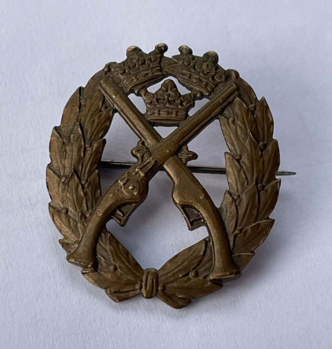 Insigna regalista - concurs de tir - Suedia bronz clasa III