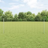 St&acirc;lpi de &Icirc;mprejmuire vidaXL 11 pcs U-Channel 80 cm Oțel Galvanizat